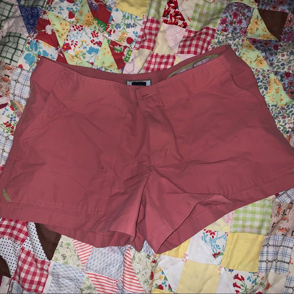Pink hiking and water shorts